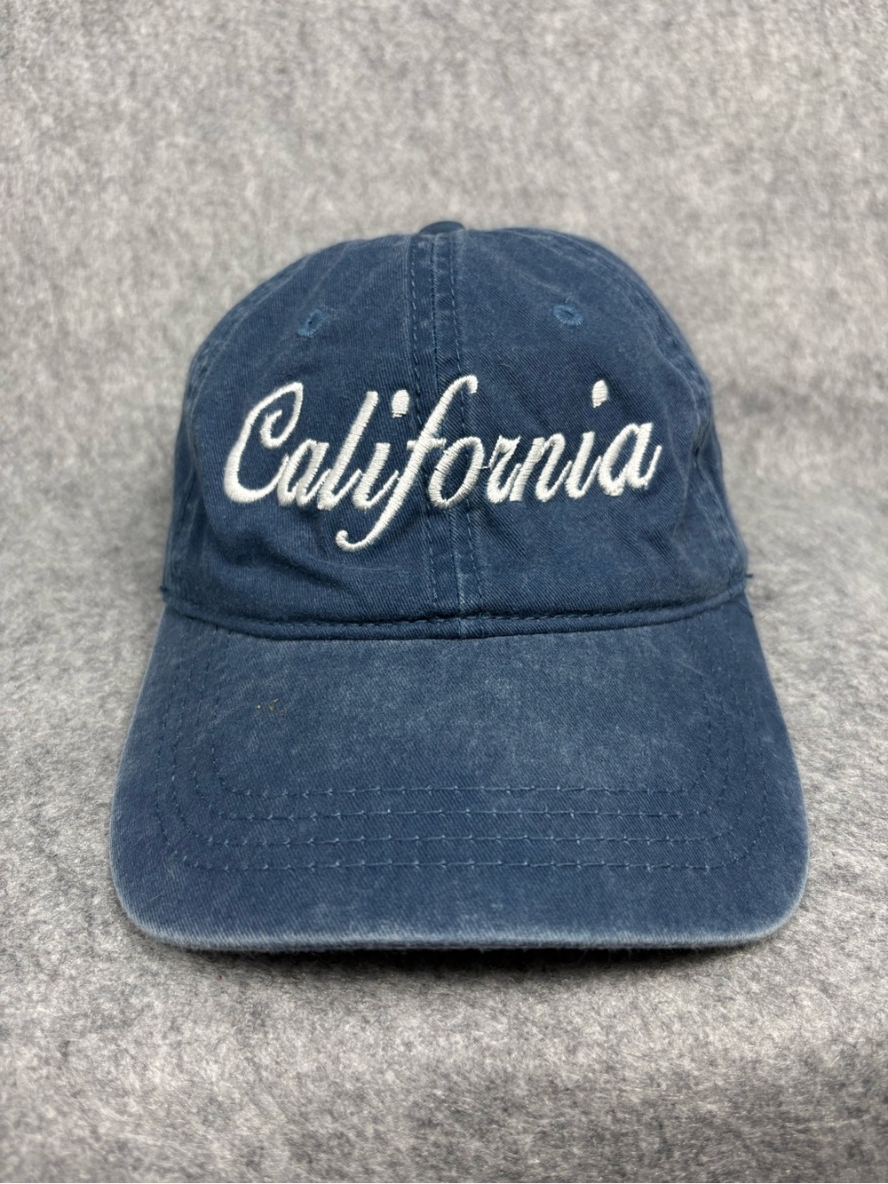 California Embroidered Navy Dad Hat OTTO Adjustable